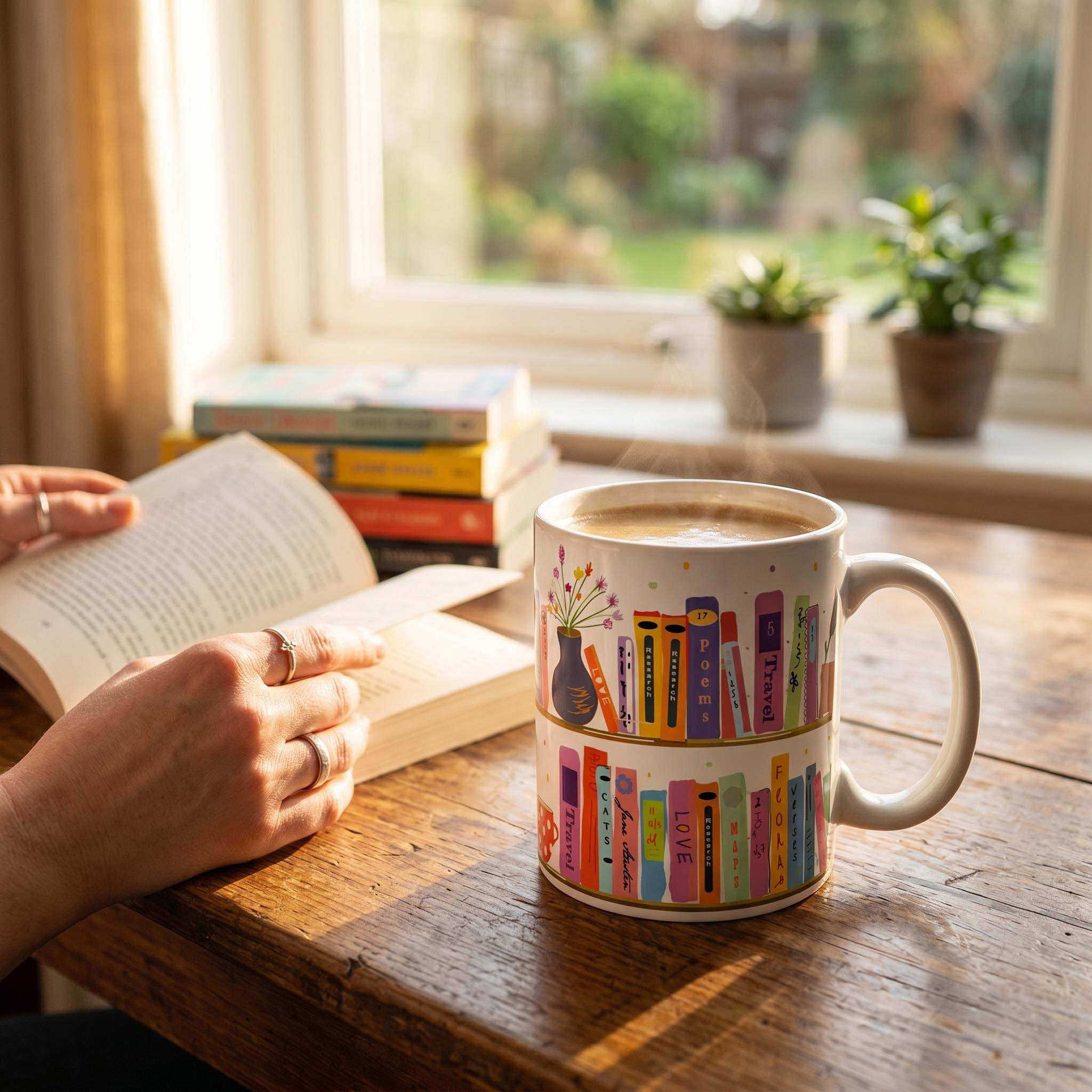 Literary and Bookish themed Ceramic Mugs for Book Lovers! – Fly Paper Products