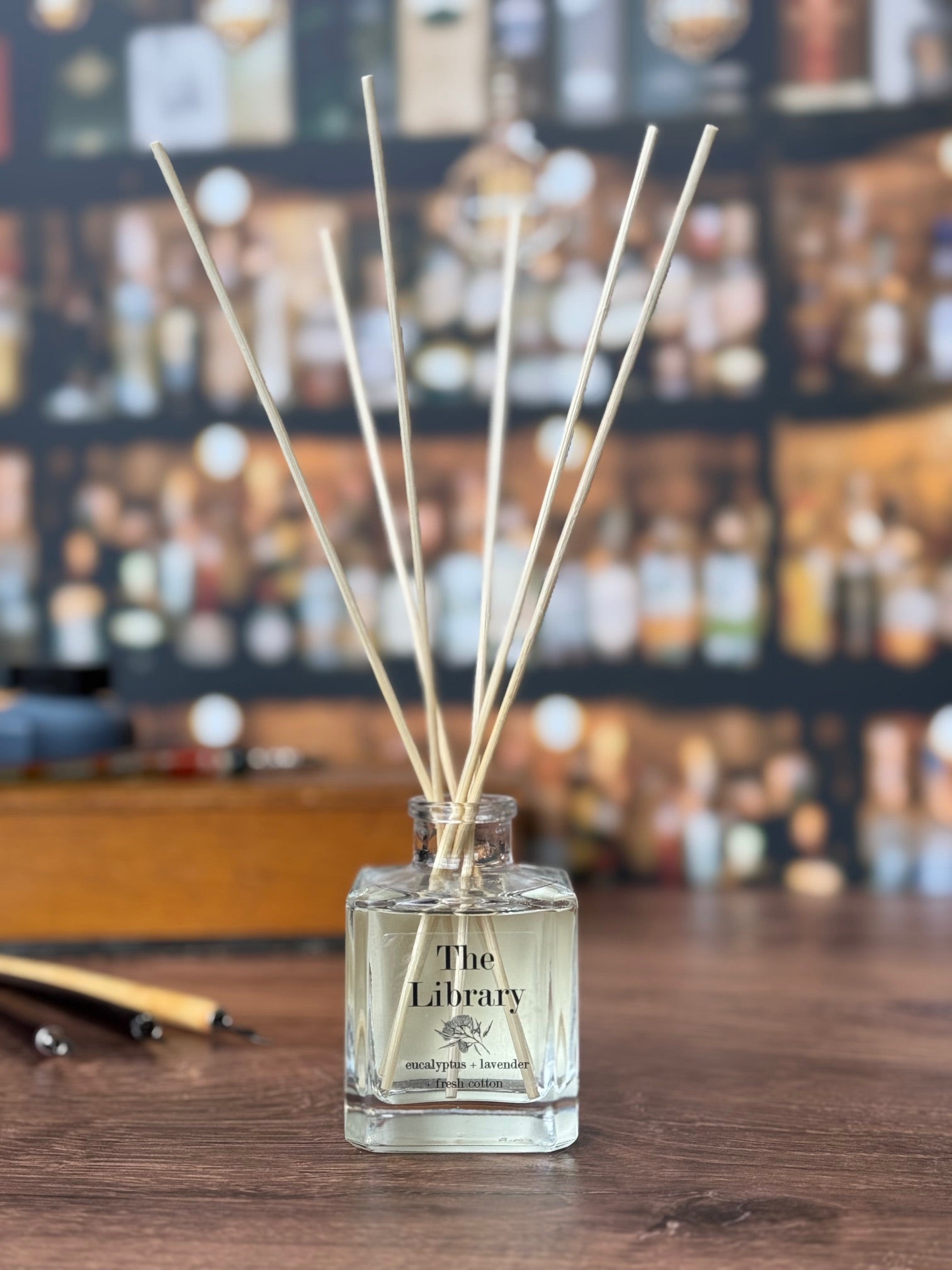 The Library 4oz Inkwell Reed Diffuser – Fly Paper Products