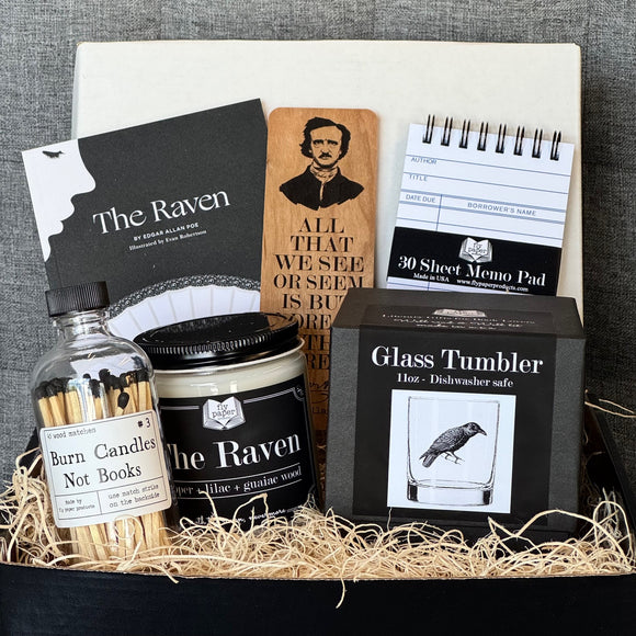 The Raven Boxed Gift Set + Edgar Allan Poe's 'The Raven' Book – Fly ...