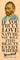 If you truly love nature you will find beauty everywhere" -Vincent Van Gogh Wood Bookmark