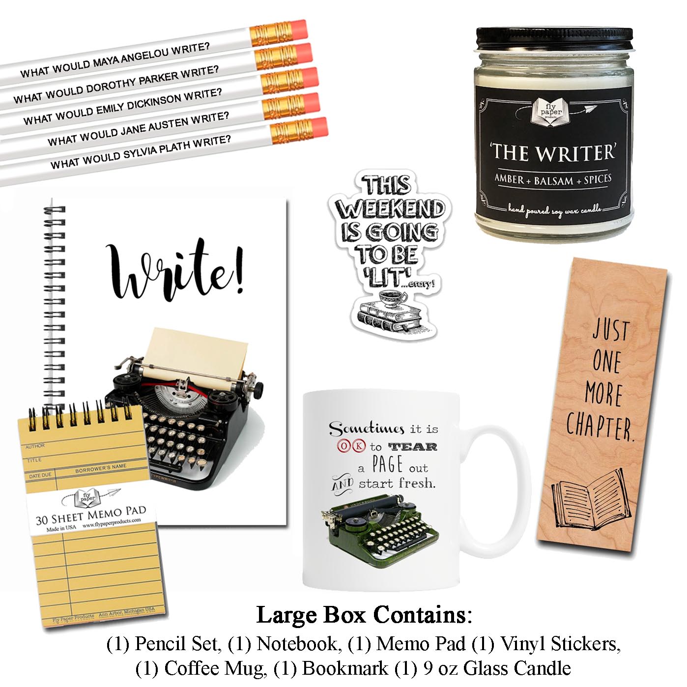 The Ultimate Writer Boxed Gift Set – Fly Paper Products