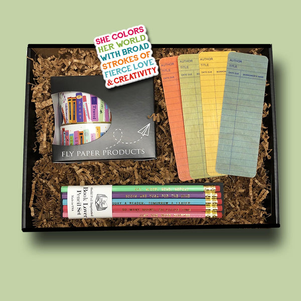 Literary Tea Lover Curated Boxed Gift Set with a Bookish themed Mug – Fly  Paper Products