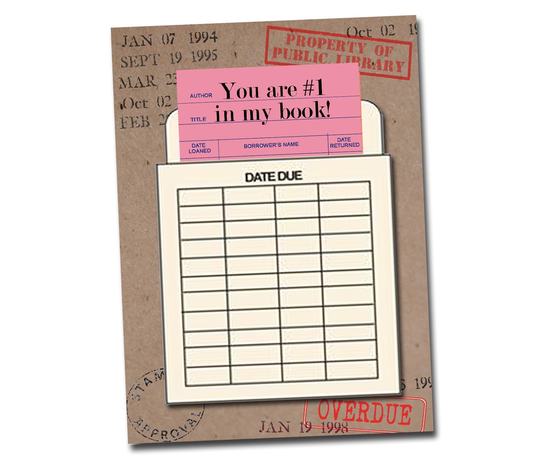 Library Book Card