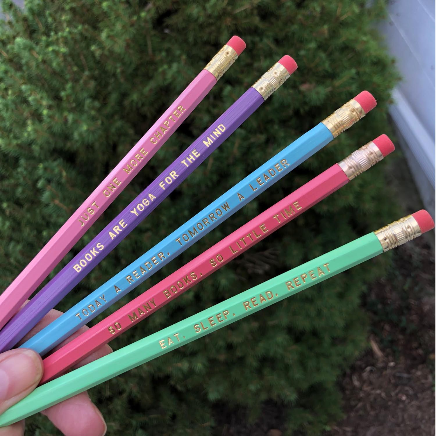 Book Lover Pencil Set – Fly Paper Products