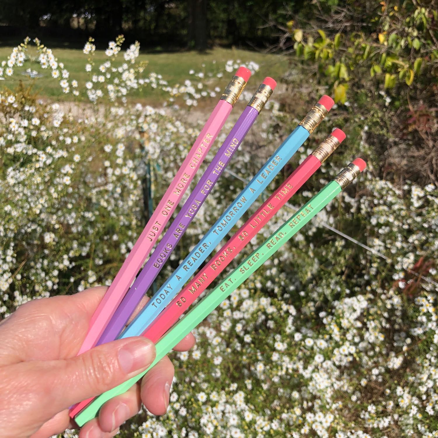 Book Lover Pencil Set – Fly Paper Products