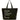 Behind every successful woman is herself." Black Cotton Weekender Bag