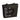 Behind every successful woman is herself." Black Cotton Weekender Bag