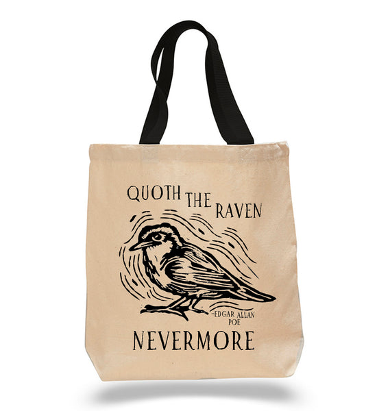 The Raven Edgar Allan Poe And My Soul From Out That Shadow TTLZ1902001 -  The Note Bags