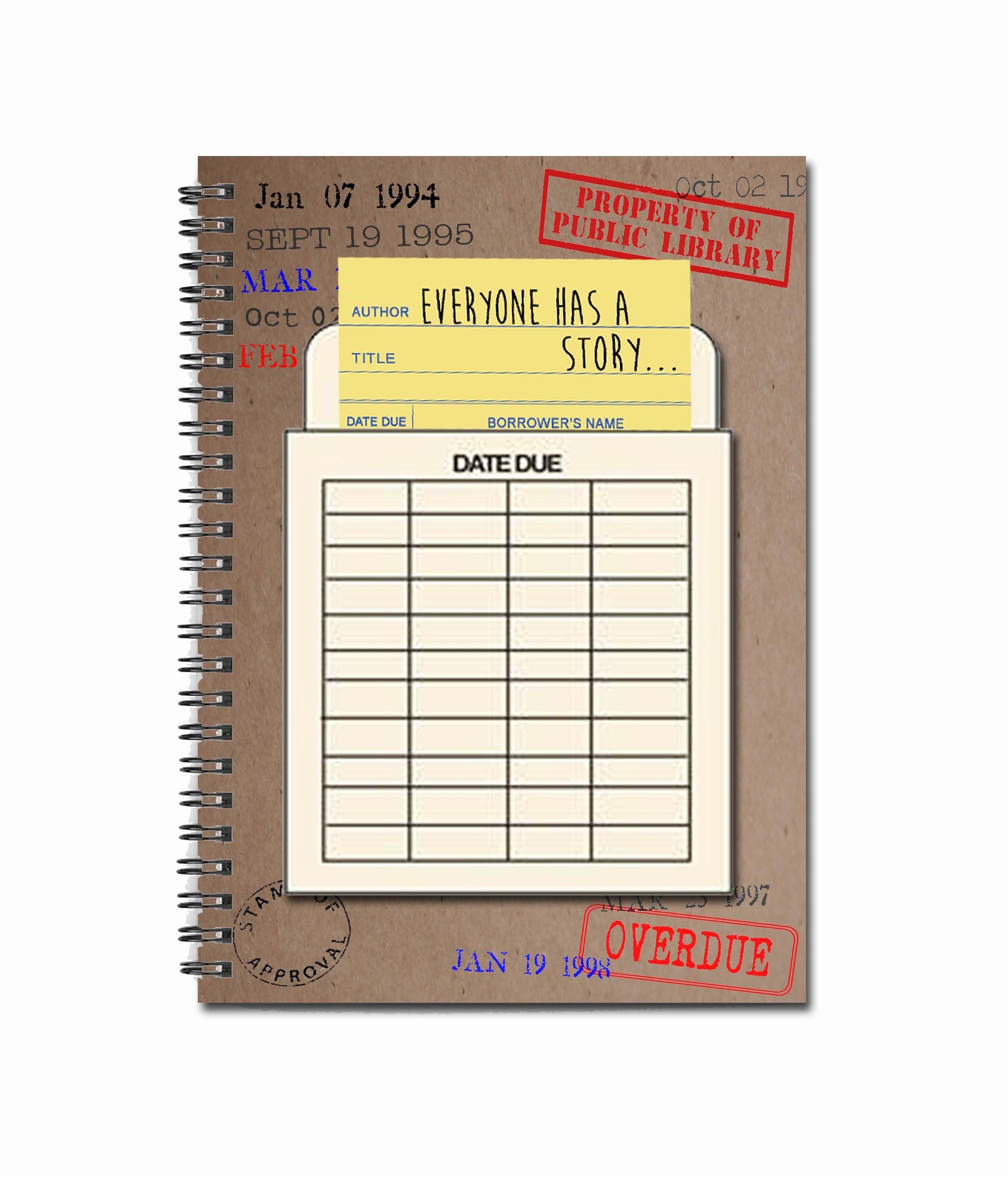 Everyone has a story....Library themed Note Book – Fly Paper Products