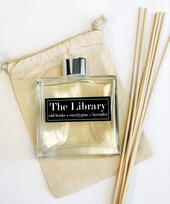 Open Book Diffusers The Library 7oz Reed Diffuser - Old Books + Eucalyptus + Lavender – Fly ...